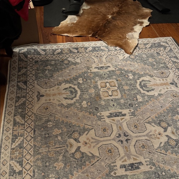 Tumble Machine Washable Sable Green and Multi Rug 5x7 - Picture 4 of 7